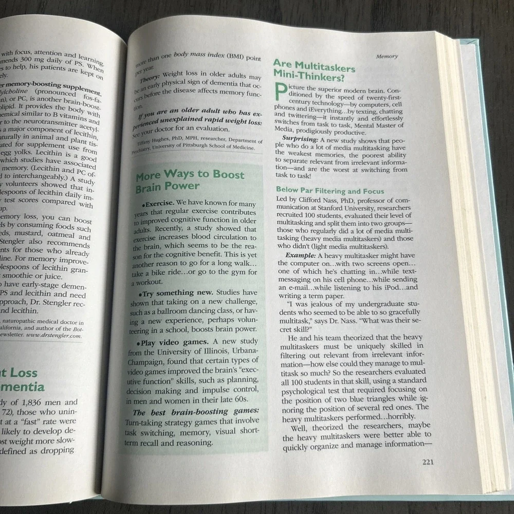 Bottom Line's Breakthroughs In Natural Healing Book 2011 Hardcover